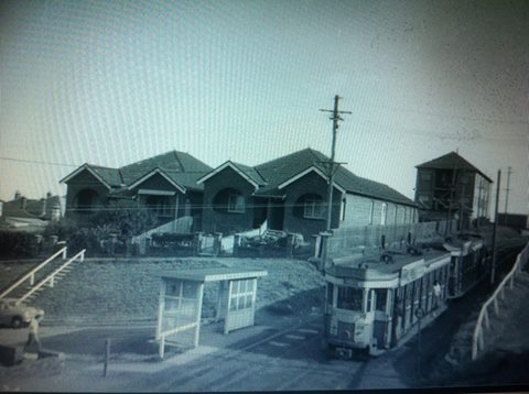 fletcher street near cutting 1954